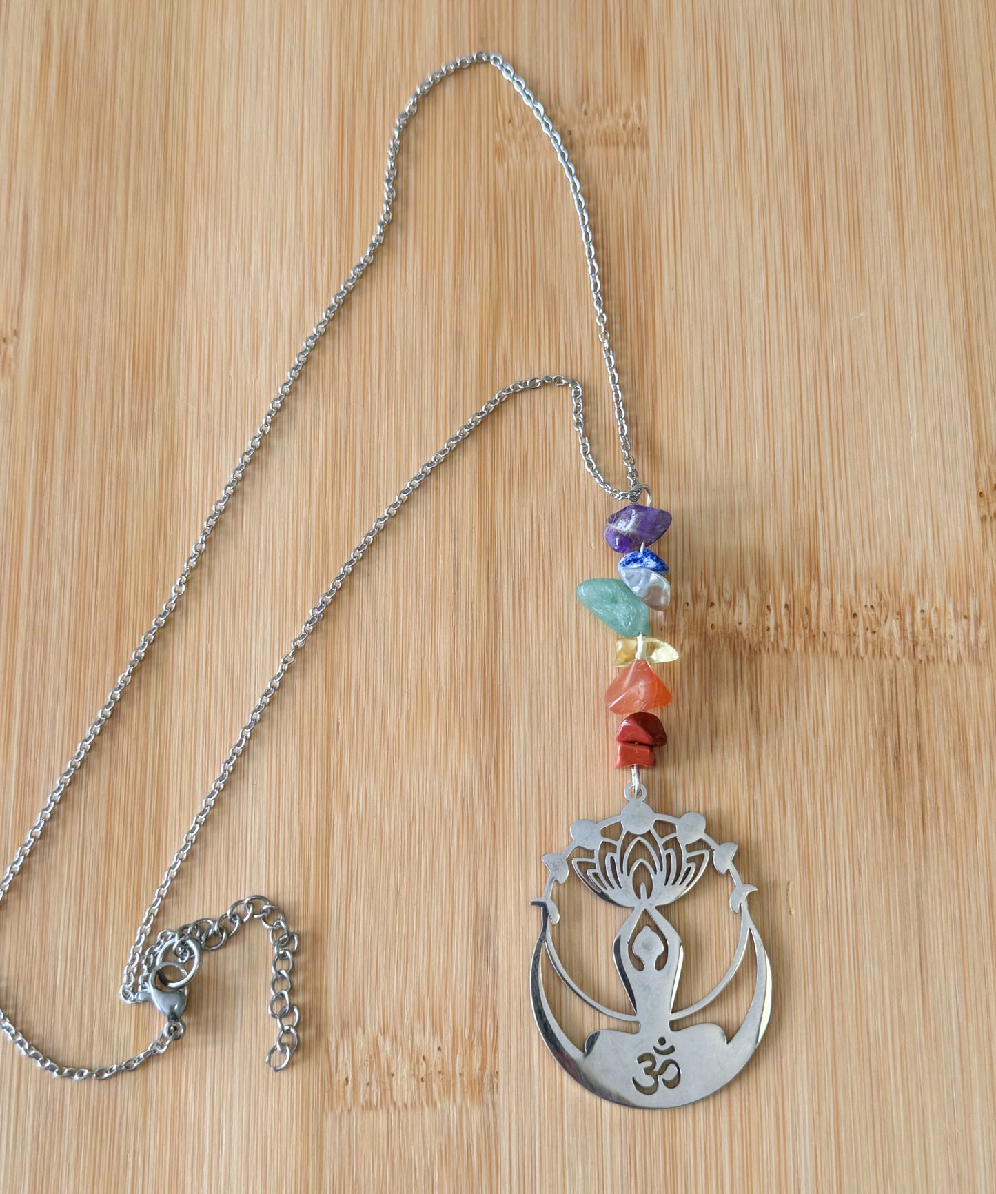 Collier pendentif chakras