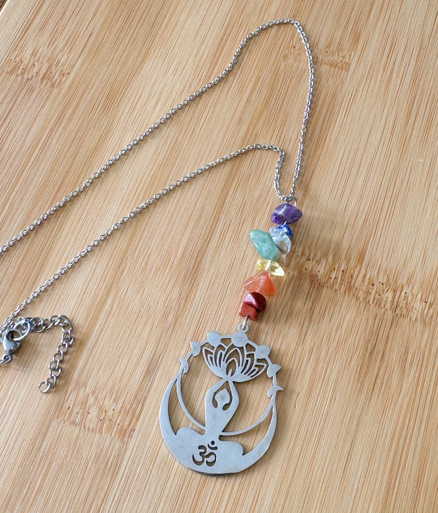 Collier pendentif chakras