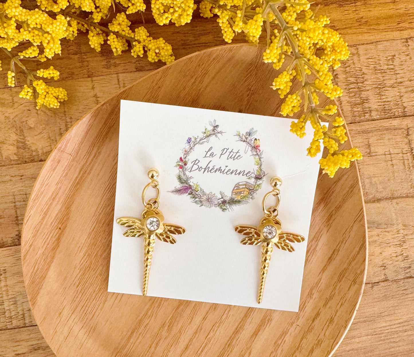 Boucles d’oreille Dragonfly
