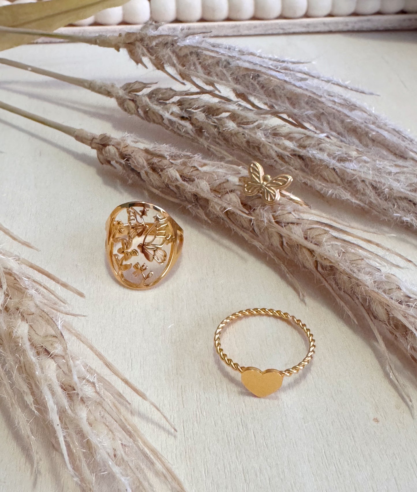Bague papillons