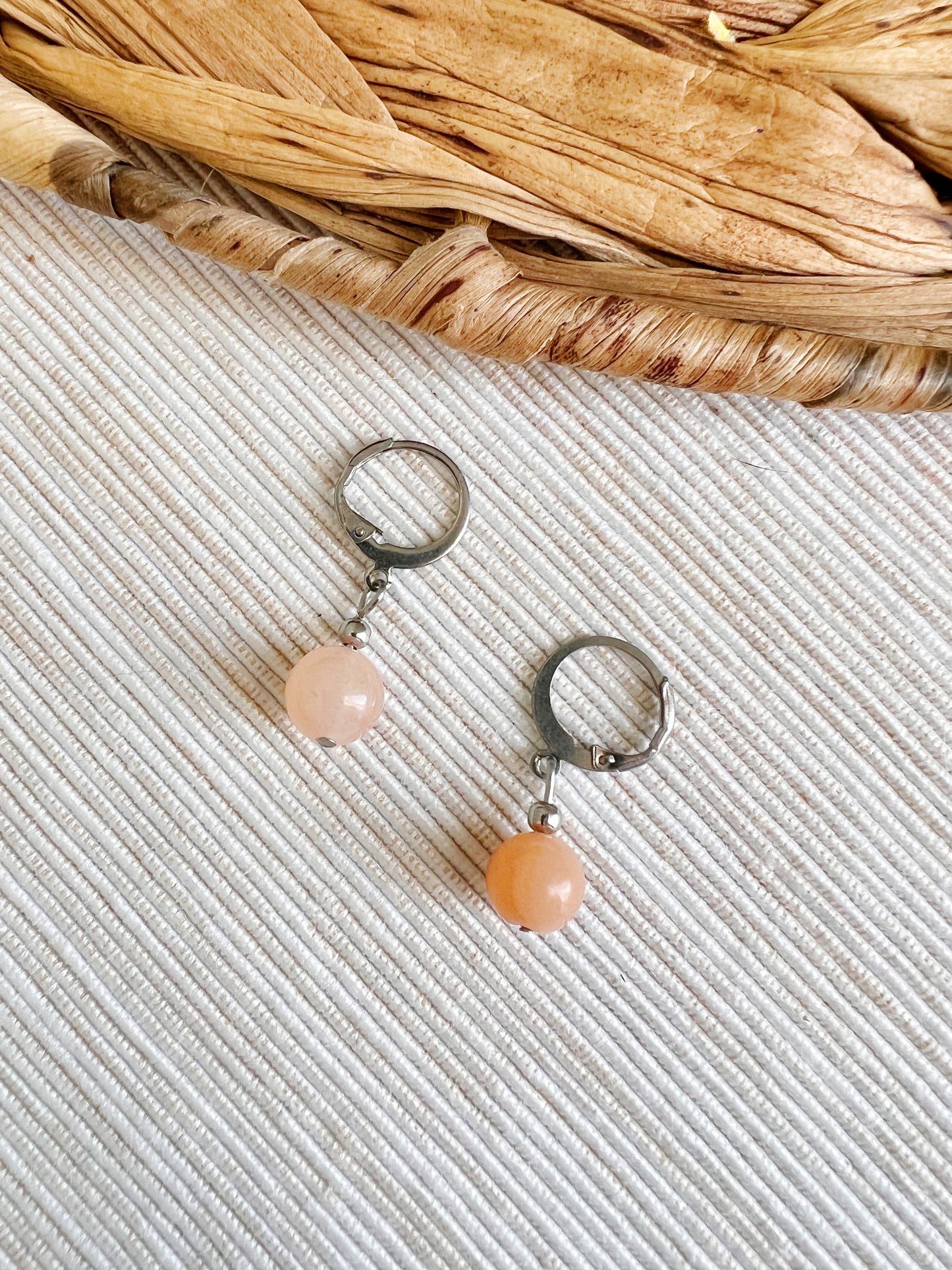 Les apaisantes - Boucles d’oreilles d’aventurine
