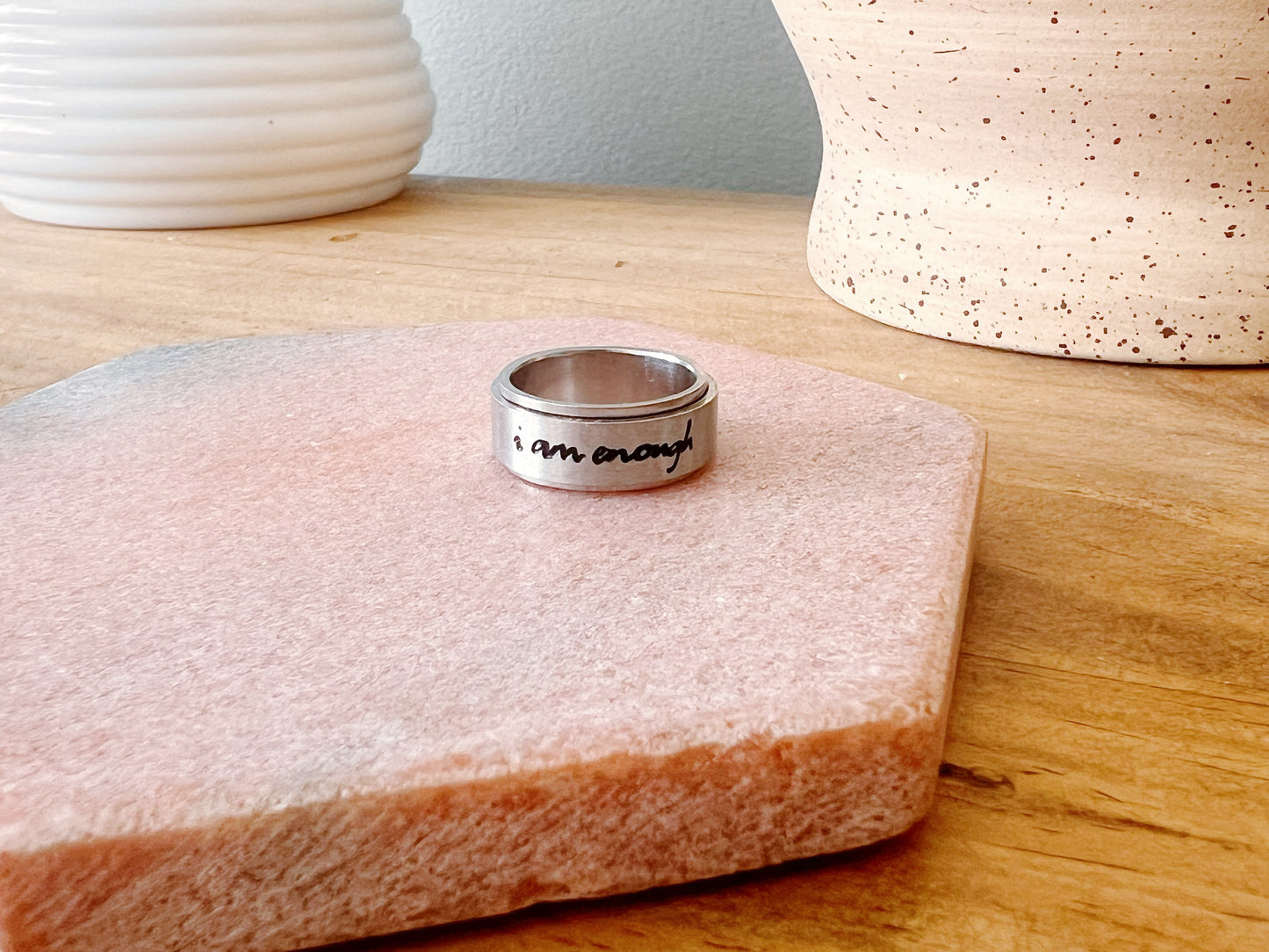 Bague anti-stress i am enough