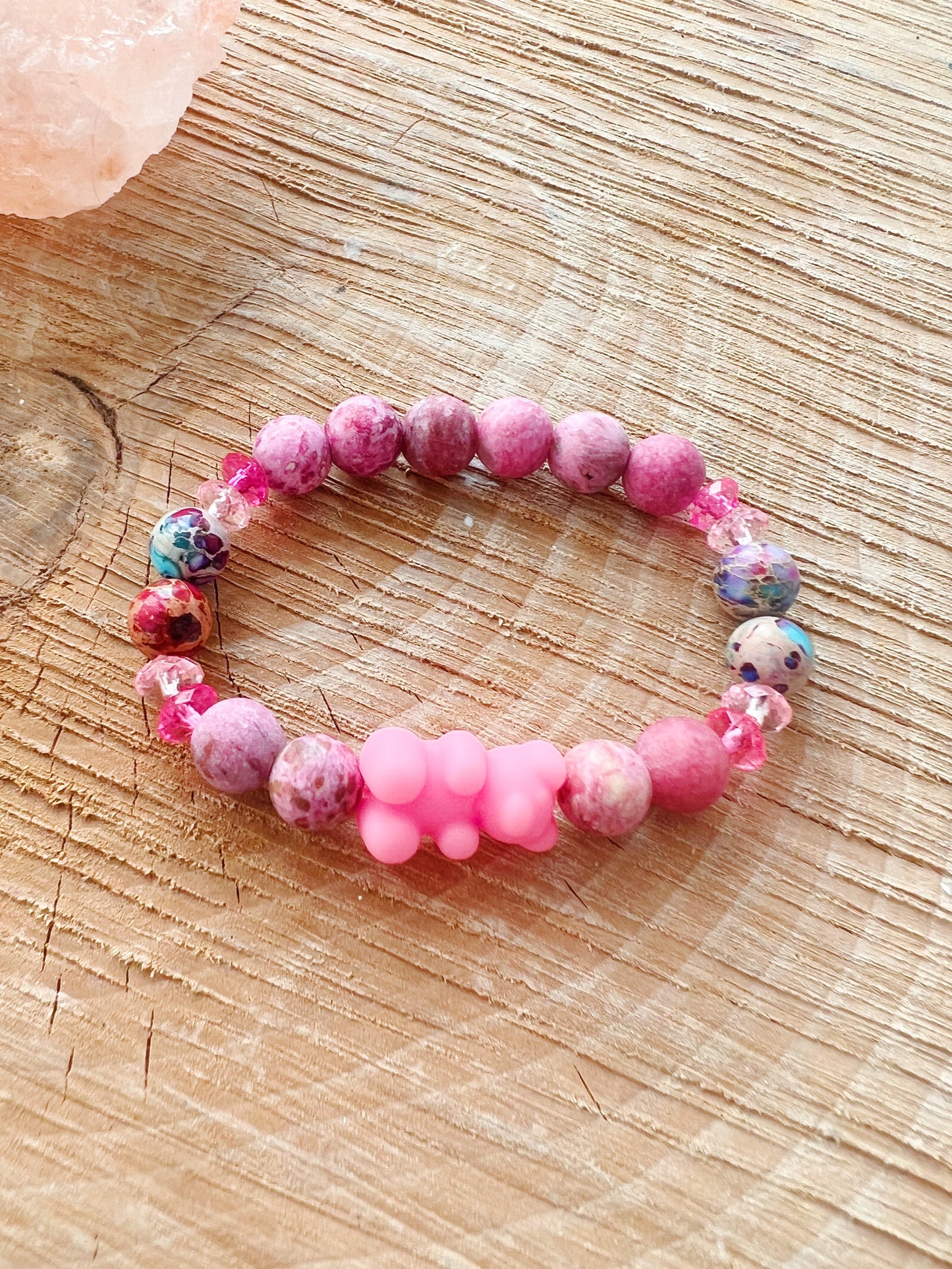 Bracelet magique - Jujube rose