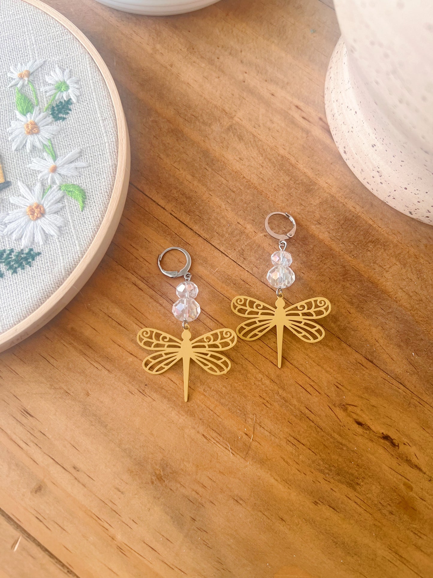 Lorelai - Boucles d’oreilles libellule