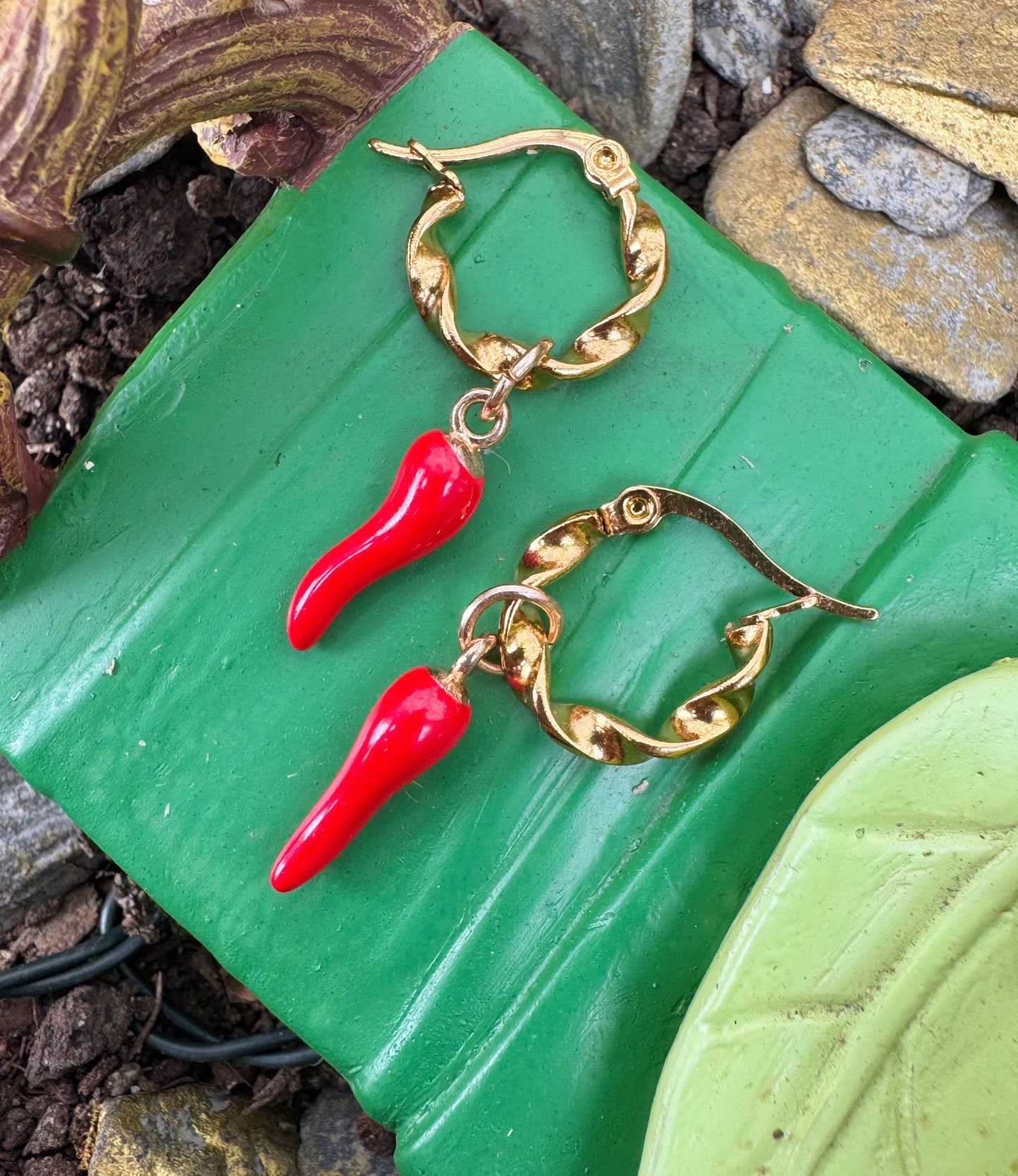 Spicy - Boucles d’oreilles piments forts 🌶️