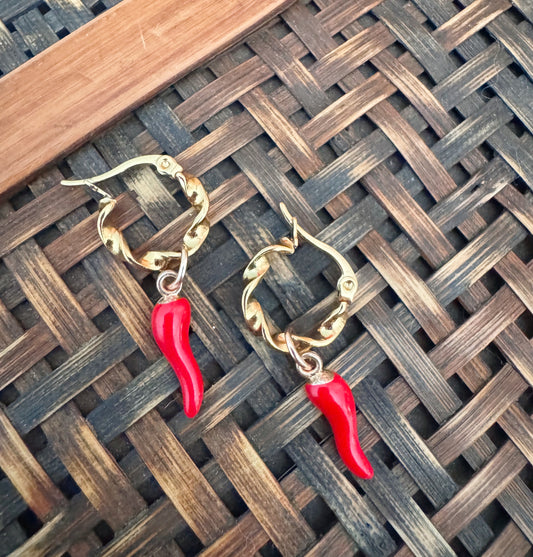 Spicy - Boucles d’oreilles piments forts 🌶️