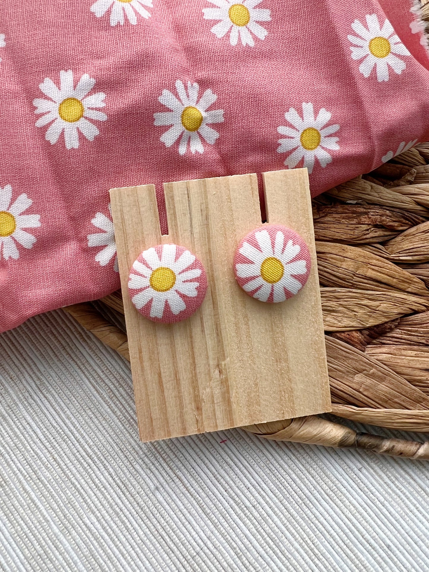 Daisies - Puces en tissus marguerite (différentes couleurs)